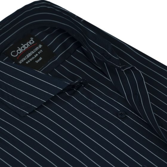CLB-CNS8730 - Dark Navy Stripe Shirt