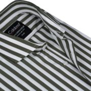Olive White Stripe Shirt CLB-CNS8732