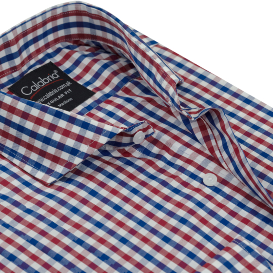 Egyptian Cotton Gingham Check Shirt CLB-SNO5161